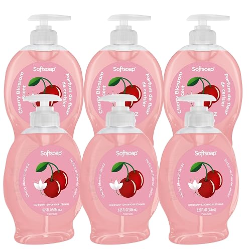 Softsoap Liquid Hand Soap with Pump, Limited Edition Summer Scents, 6.25 Fl Oz, 6 Pack (Cherry Blossom) Beauty & Personal Care Softsoap