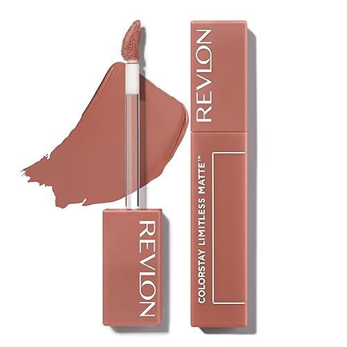 Revlon ColorStay Limitless Matte Liquid Lipstick, Vegan Formula, No-Budge, Longwear Lip Color, Long Lasting, Lightweight/Comfortable, Waterproof, 001 Beauty & Personal Care REVLON
