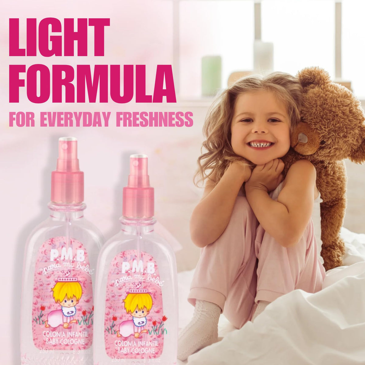 PMB Para Mi Bebé Rosa Eau de Pink Spray 250 ml Beauty & Personal Care Para Mi Bebe