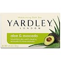 Yardley London Naturally Moisturizing Bath Bar Aloe & Avocado - 4.25 oz Bar, Pack of 4 Beauty & Personal Care Yardley