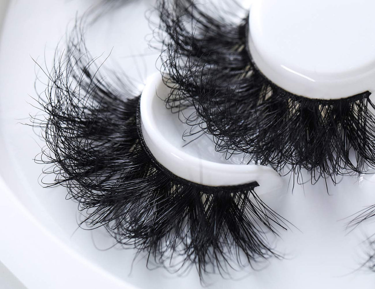 HICOCU 25mm Lashes Mink 3 Pairs False Eyelashes Dramatic Look lashes 25mm Set Pack 3D Lashes Long Volume Mink Eyelashes(WYS-SHD-3) Beauty & Personal Care HICOCU