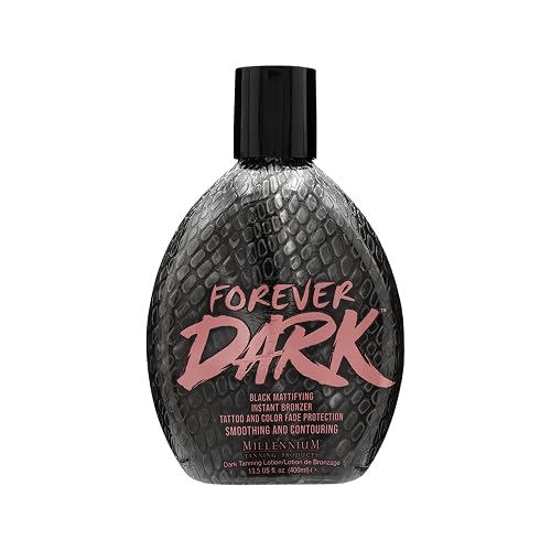 Millennium Tanning Forever Dark, Black Mattifying Instant Bronzer, Tanning Lotion, 13.5 Ounces Beauty & Personal Care Millennium Tanning