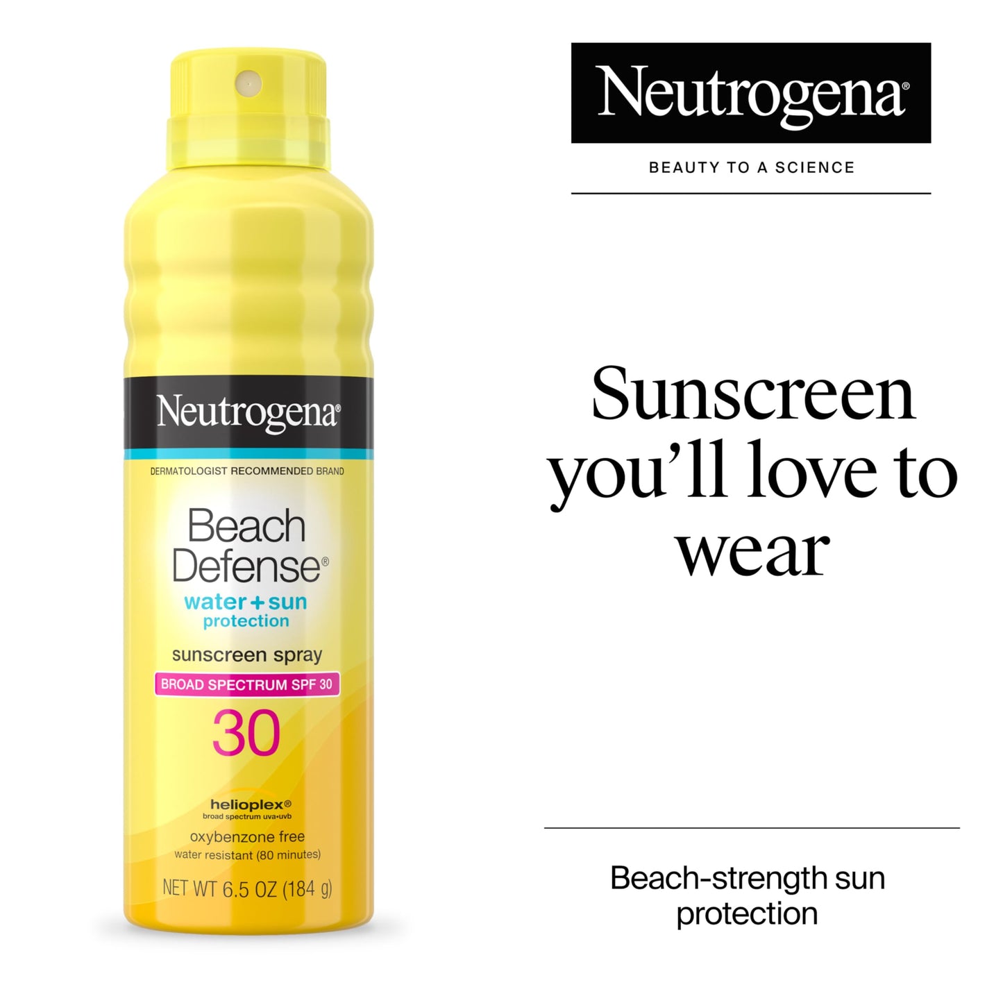 Neutrogena Beach Defense SPF 30 Sunscreen Spray, Broad Spectrum, Lightweight & Fast Absorbing, Oxybenzone & Octinoxate Free, Hawaii Act 104 Compliant Beauty & Personal Care Neutrogena