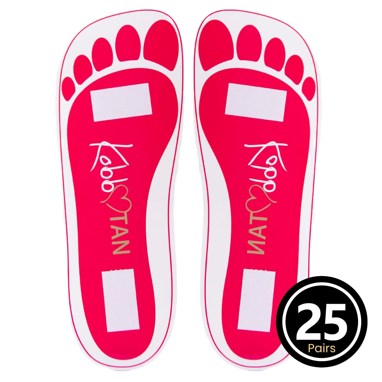 Kobbtan Spray Tan Feet Pads - Disposable Feet Pads Protectors for Spray Tanning - Non-Slip, Hygienic & Comfortable Feet for Spray Tanning - Spray Tan Beauty & Personal Care KOBBTAN