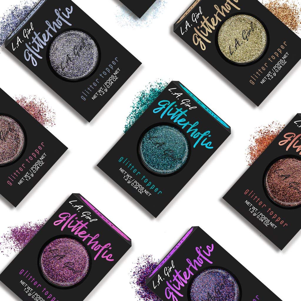 L.A. Girl Glitterholic Glitter Topper, Holo-glam GGP451 Beauty & Personal Care L.A. Girl