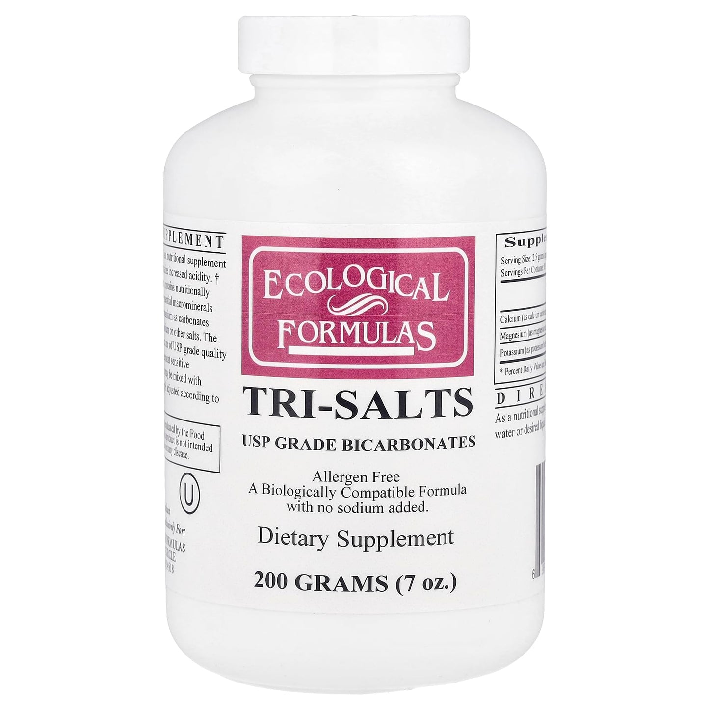 Ecological Formulas - Tri-Salts 200gms Beauty and Personal Care Cardiovascular Research