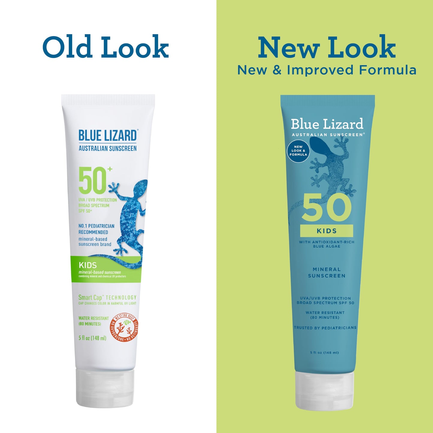 Blue Lizard Kids Mineral SPF 50 Sunscreen Lotion, 100% Mineral, Children’s Sunscreen, Water-Resistant Formula, Paraben-Free, Fragrance-Free, 5 fl oz Beauty & Personal Care BLUE LIZARD