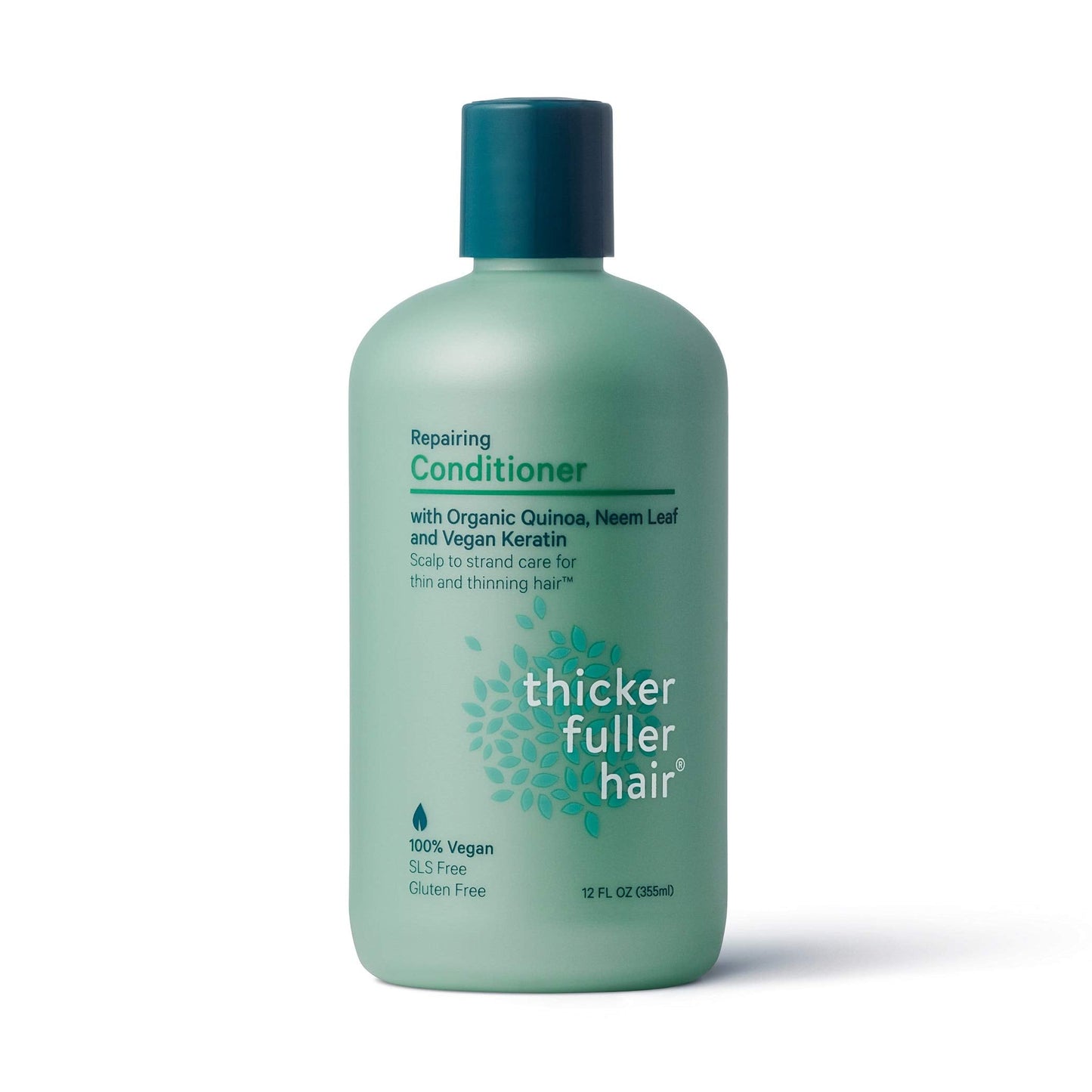 Thicker Hair Care Thicker Fuller Hair Repairing Conditioner, 12 Oz, Green (819933011744) Beauty & Personal Care Thicker Fuller Hair
