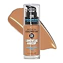 Revlon Liquid Foundation, ColorStay Face Makeup for Normal & Dry Skin, SPF 20, Longwear Medium-Full Coverage with Natural Finish, 320 True Beige, 1 fl Beauty & Personal Care REVLON