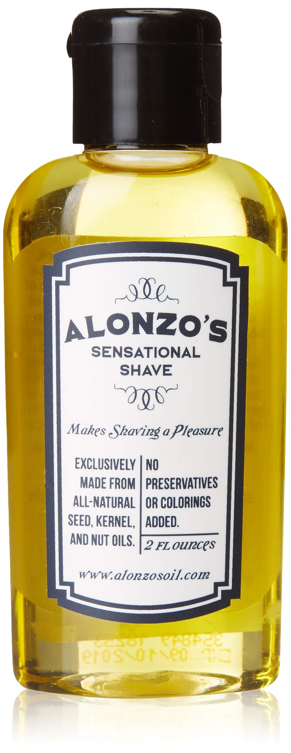Alonzo's Sensational Shave - Shaving Oil for Men (1-Pack, 2 Oz Bottle) All-Natural Pre-Shave & After Shave Oil for Face and Body - Moisturizes & Calms Beauty and Personal Care ALONZO'S SENSATIONAL SHAVE