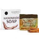 Marbela Cosmetics Handmade Soap Bar - Made in USA, Vegan Friendly, Palm Oil Free, Natural Bar Soap - Gentle Face & Body Soap for Daily Skin Care Beauty & Personal Care Marbela