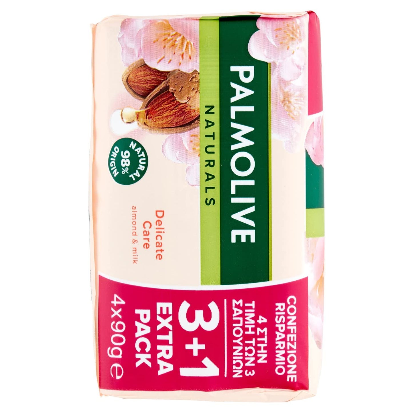 Palmolive - Delicate Care Toiletry Soap with Almond Milk - 360 g, 4 Pieces Beauty and Personal Care Palmolive