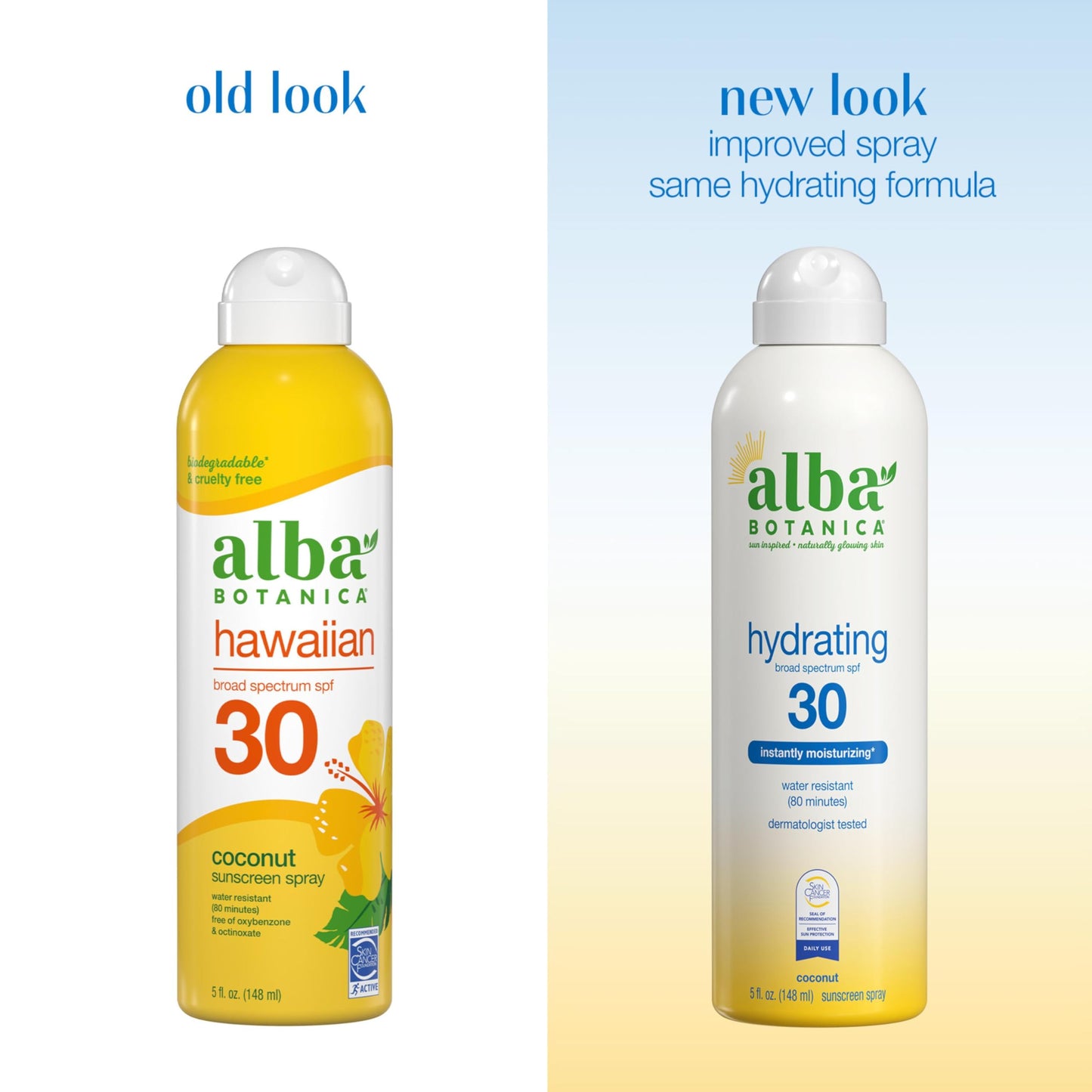 Alba Botanica Hydrating Sunscreen Spray, SPF 30 Broad Spectrum Protection, Instantly Moisturizing, Water Resistant (80 minutes), Hypoallergenic Beauty & Personal Care Alba Botanica