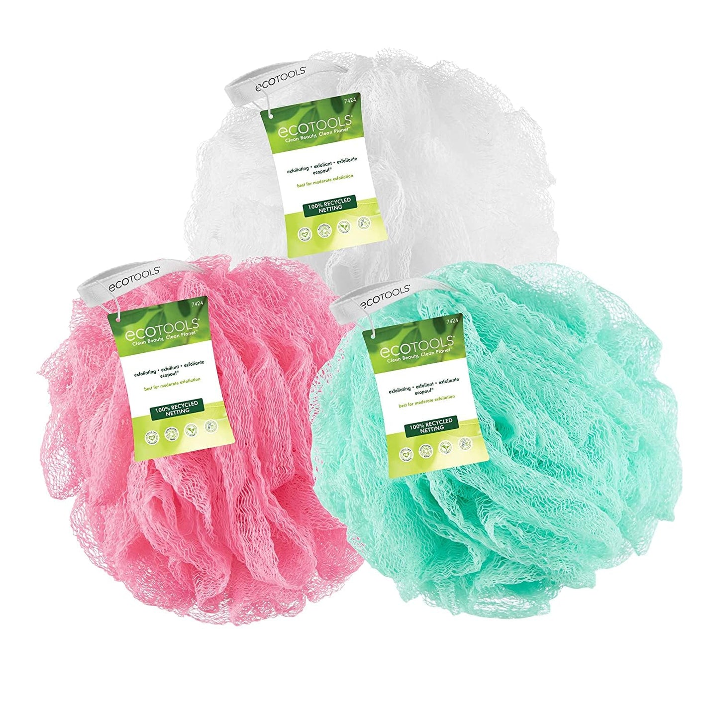 EcoTools EcoPouf Exfoliating Sponge (Color May Vary) Beauty & Personal Care EcoTools