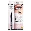 KISS Lash GLUEliner Black False Eyelash Glue, 0.7 mL (0.02 fl. oz.) Each, 3-Pack Beauty & Personal Care KISS