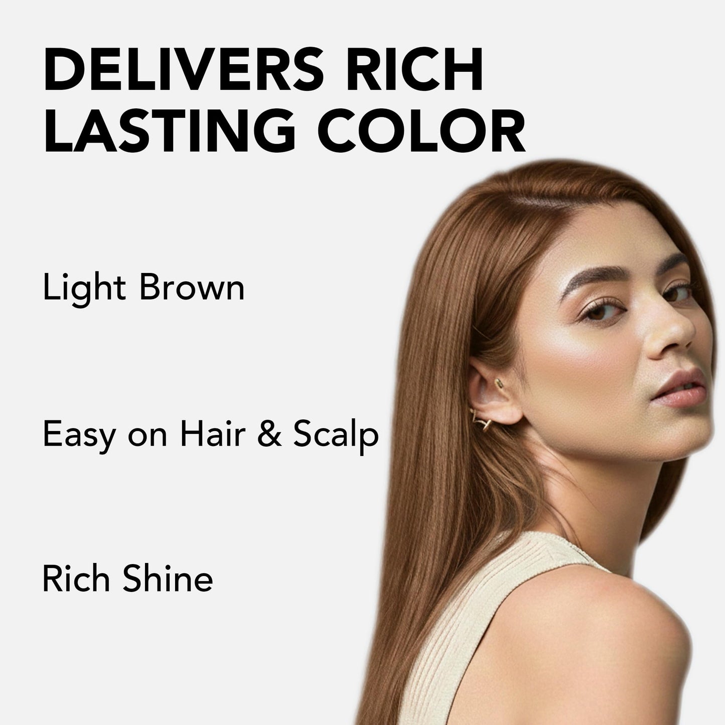 Motions Xpress Permanent Hair Color Shampoo Light Brown - 5 Minute Color, Gray Coverage, Ammonia Free, Deep Shine Hair Dye Shampoo, 0.84 Oz Beauty & Personal Care Motions