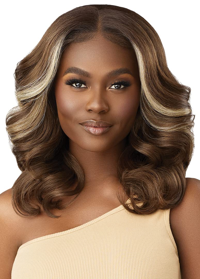 Outre Lace Front Wig - Perfect Hair Line 13X4 - Imani (GOLDEN HONEY BLONDE)
