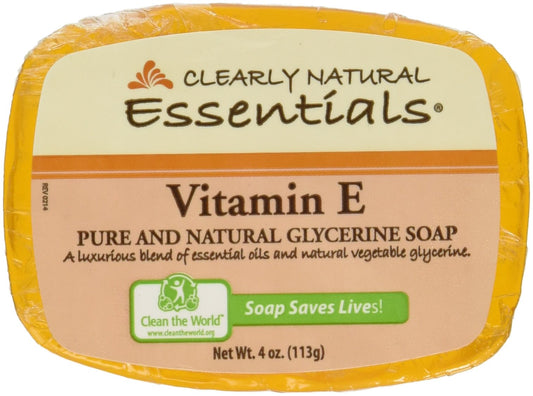 CLEARLY NATURAL BAR SOAP,GLYCERINE,VIT E, 4 OZ, 6 pack Beauty & Personal Care Clearly Natural
