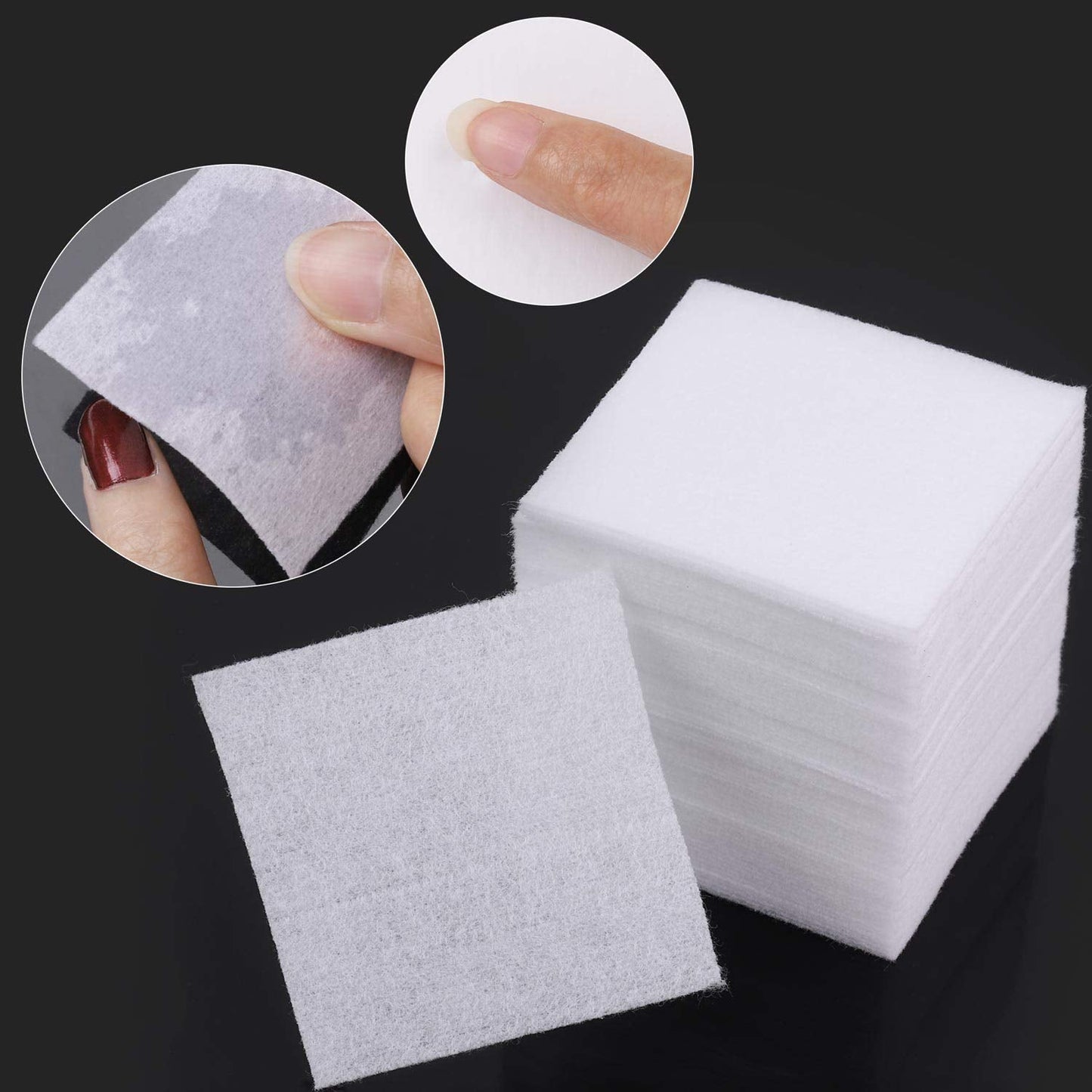 960 pcs Lint Free Nail Wipes Cotton Pads Remover to Soak Off Acrylic Gel Nail Polish with Pumb Bottle Dispenser and 1 Cuticle Pusher Tbestmax Beauty & Personal Care Tbestmax
