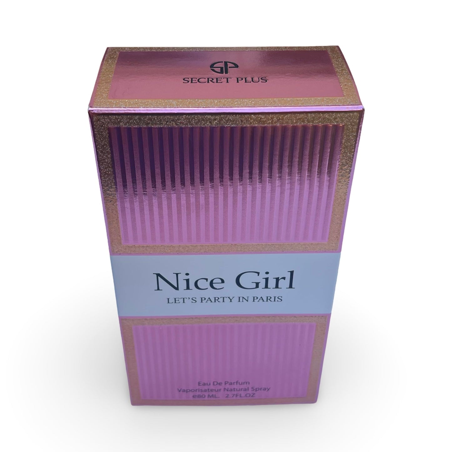 Secret Plus NICE GIRL Let's Party in Paris Eau de Parfum, Pink High Heel Bottle Design, Natural Spray, Amber Vanilla Black Currant Rose Jasmine Beauty & Personal Care Secret Plus