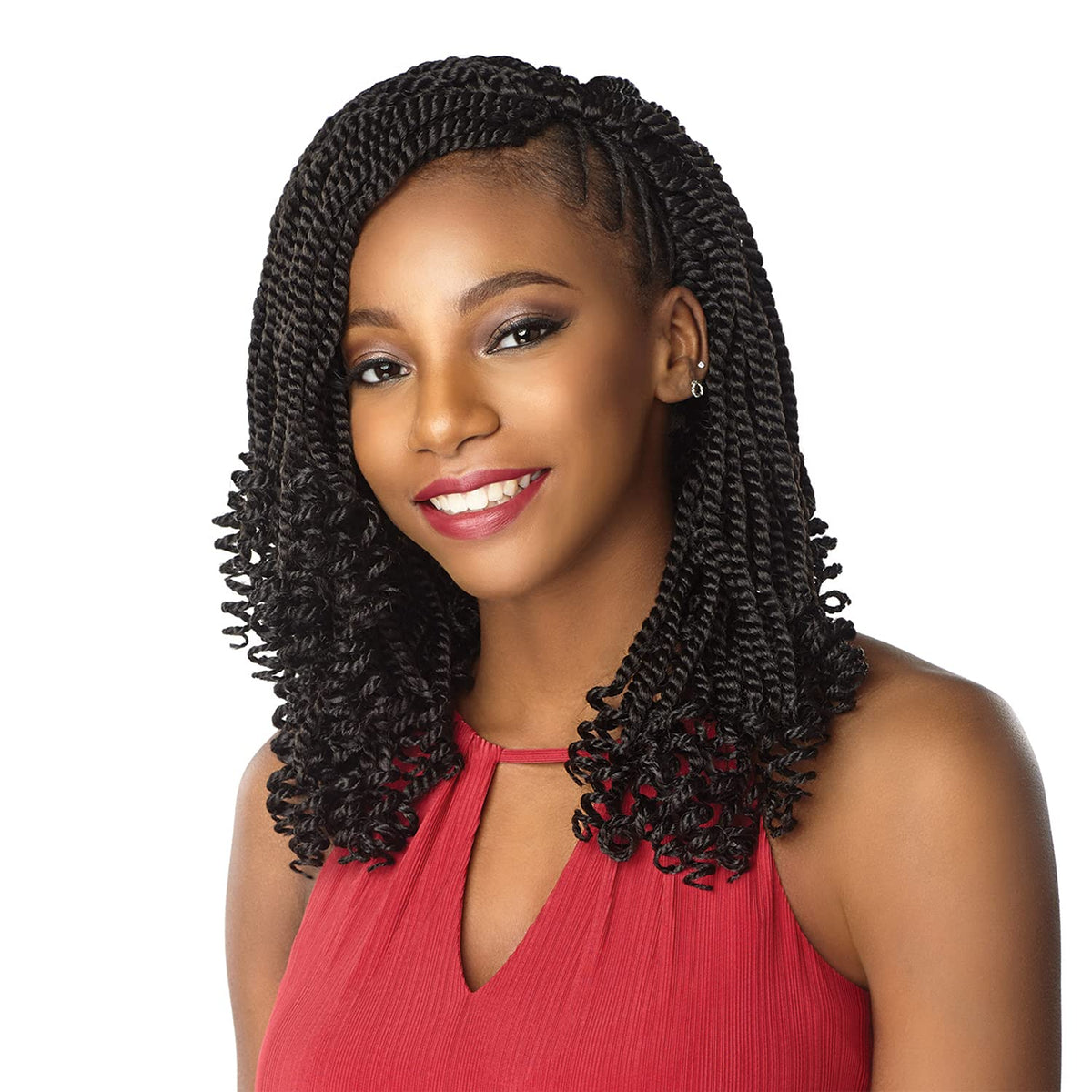 Sensationnel Lulutress Crochet Braiding Hair-3X Kinky Twist 12in,SM1B/30