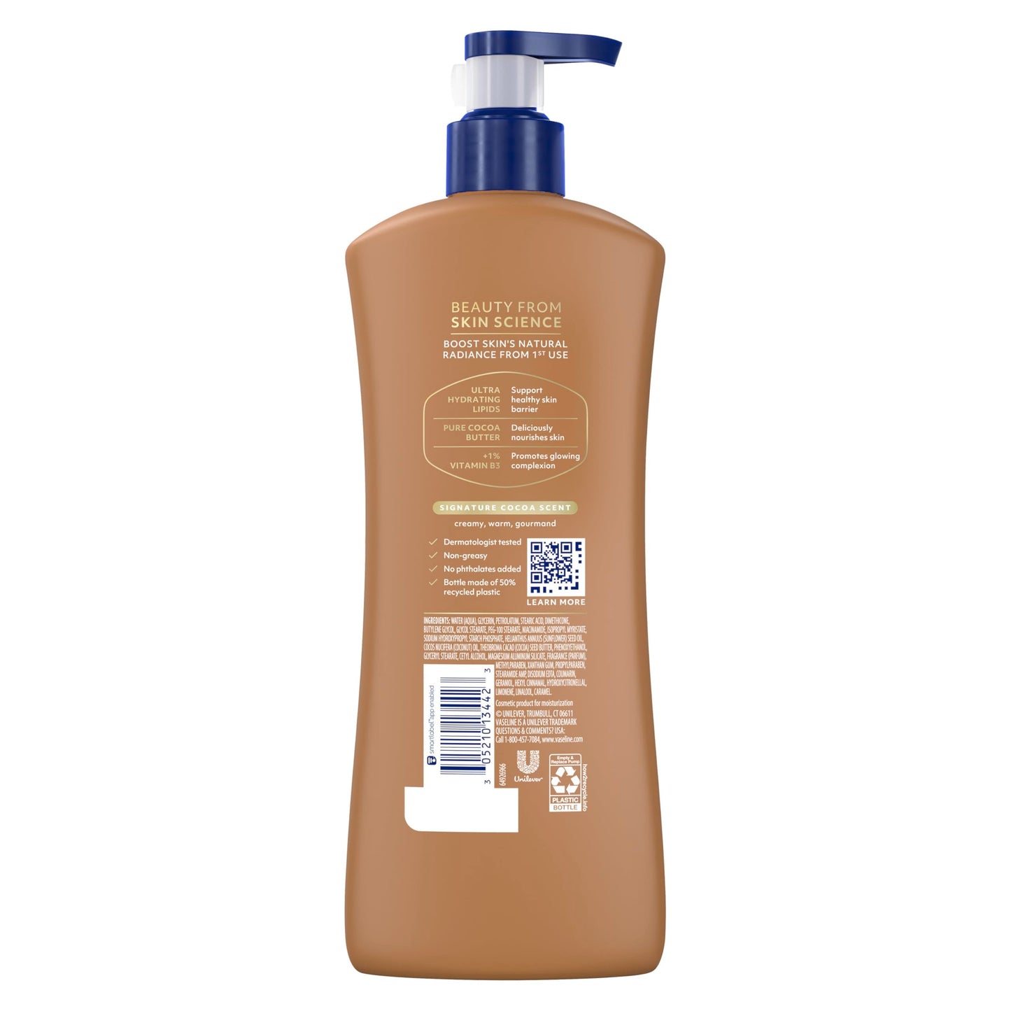 Vaseline Intensive Care Cocoa Radiant Rich Feeling Lotion 20.3 oz Beauty & Personal Care Vaseline