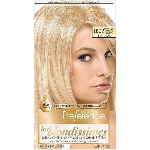 L'Oreal Superior Preference Les Blondissimes, LB02 Extra Light Natural Blonde (Natural) 1 ea (Pack of 2) Beauty & Personal Care L'Oreal Paris