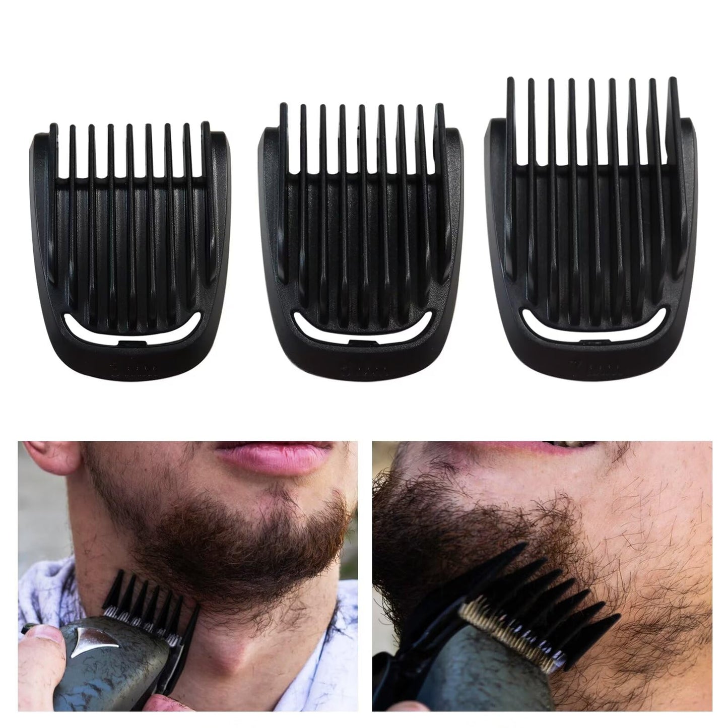 Loner Replacement 3mm 5mm 7mm Hair Comb For Philip Norelc MG3750, MG5750, MG7750, MG7770, MG7790 Beauty and Personal Care Loner