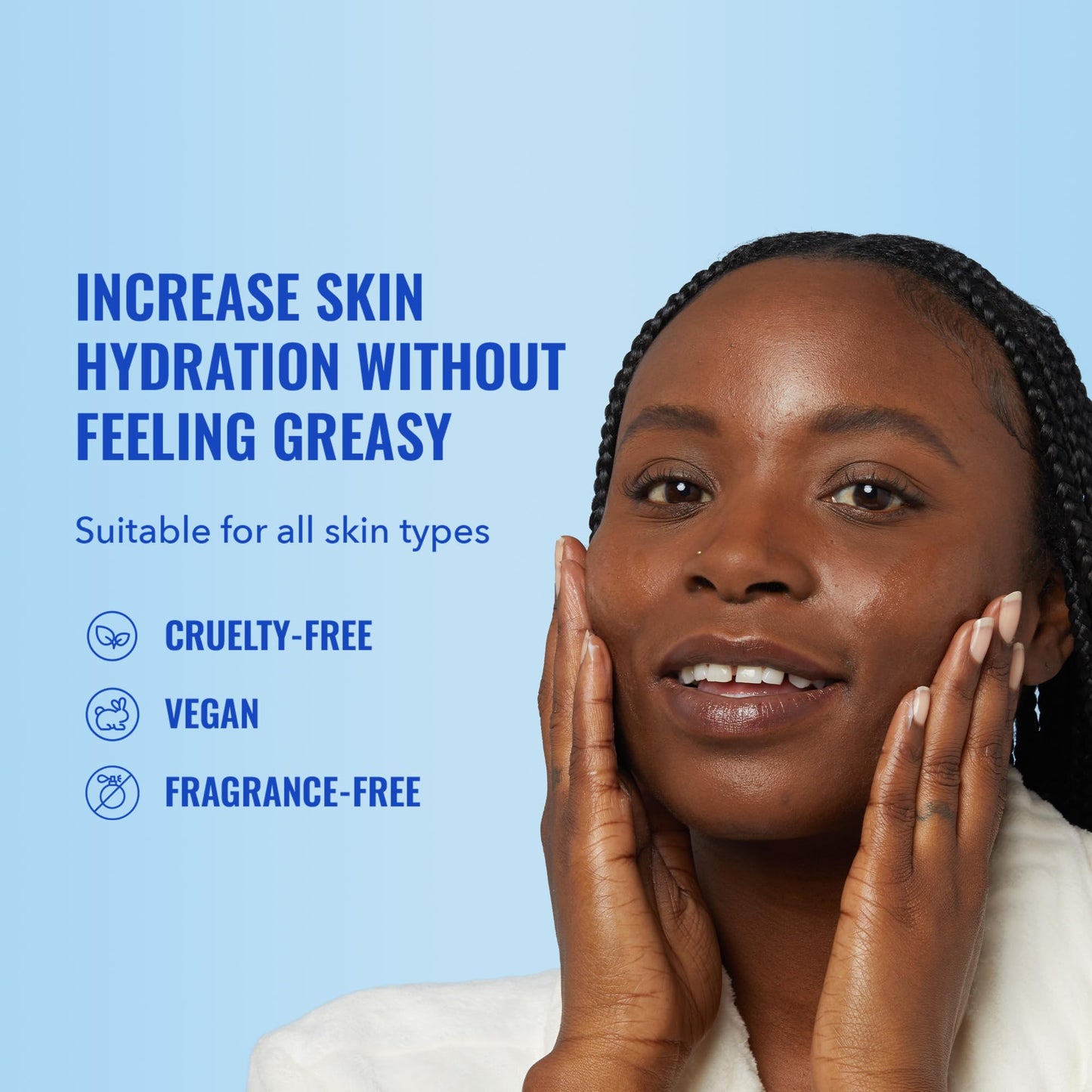 Good Molecules Lightweight Daily Moisturizer - Non-Greasy Face Moisturizer with Shea Butter and Hyaluronic Acid for Deep Hydration - Face Lotion, Skin Beauty & Personal Care Good Molecules