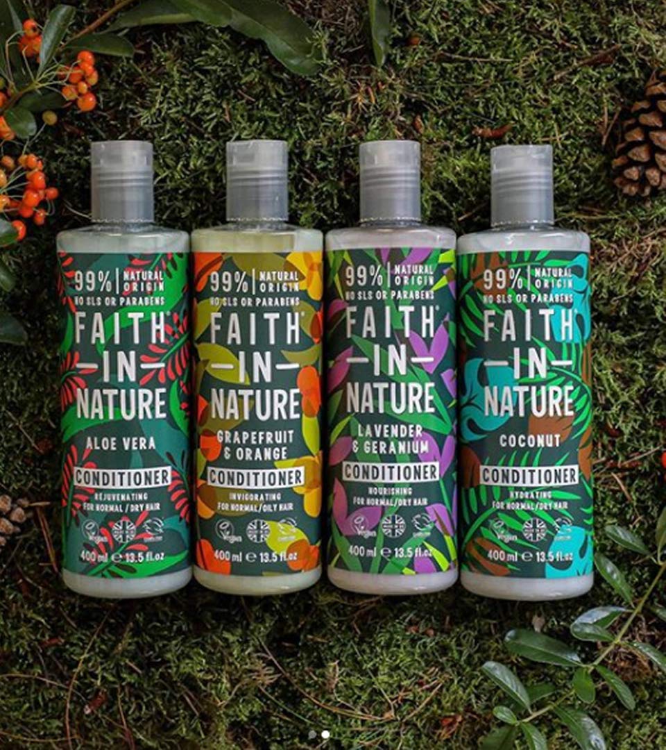 Faith In Nature Fragrance Free Shampoo 400ml & Conditioner 400ml Duo Pack | Vegan | No Cruelty | 99% Natural Fragrance | No From SLS or Parabens Beauty & Personal Care FAITH IN NATURE