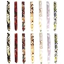 MIAO JIN 14 Pcs Hair Clips Bobby pins Acetate Barrettes Hair Accessories Fashion Geometric Bobby Hair Clips (7 Design) Beauty & Personal Care MIAO JIN