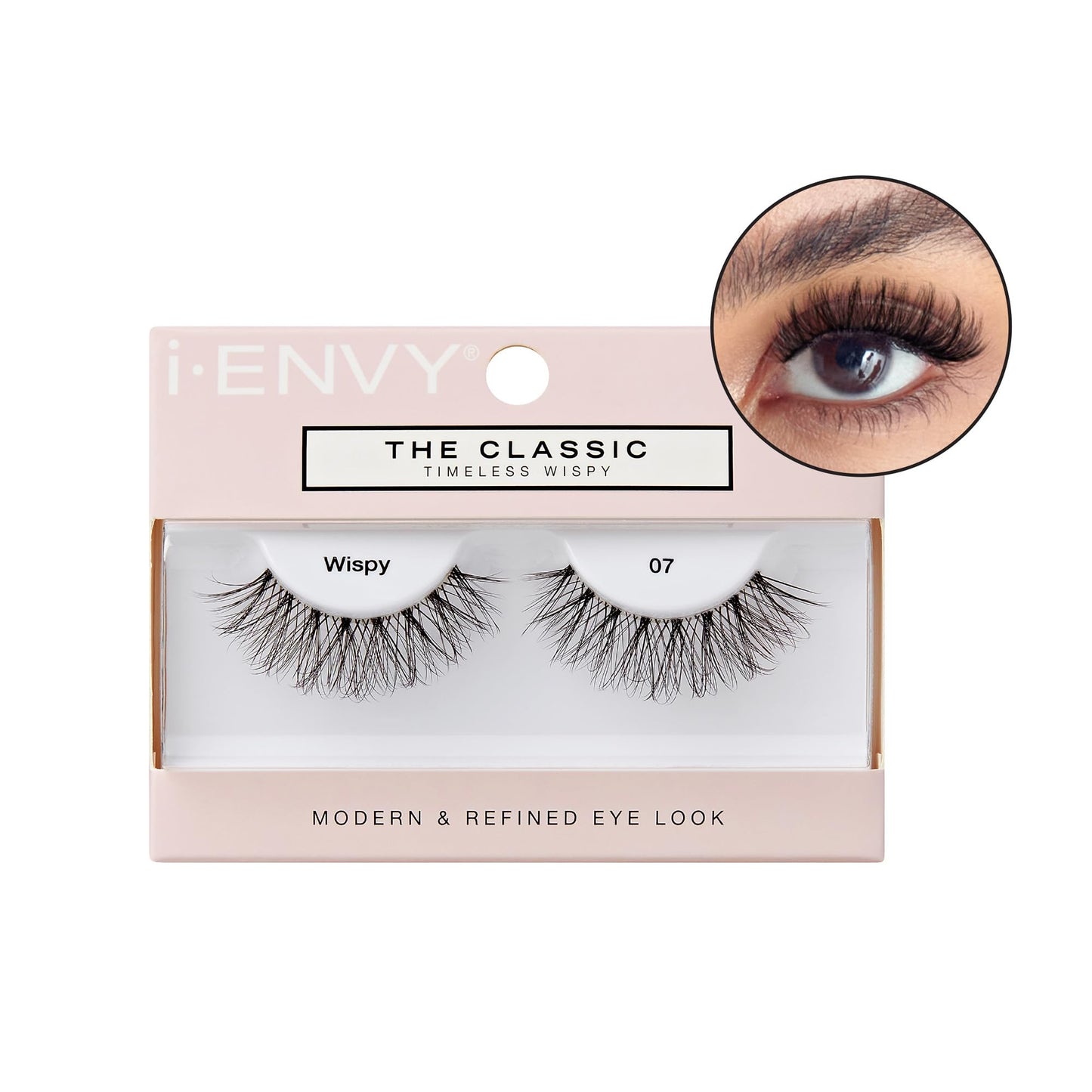 i-ENVY The Classic - Timeless Wispy Lash Extension, Modern & Redefined Eye Look, Lightweight Undetectable Clear Band for Natural Look (07) Beauty & Personal Care i•ENVY