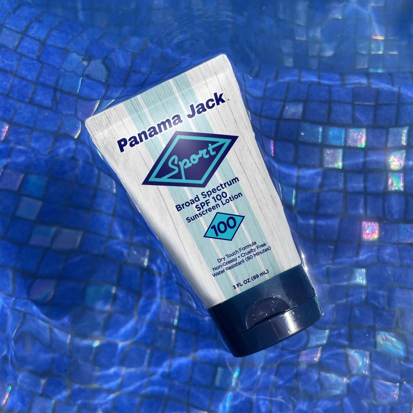 Panama Jack Sport Sunscreen Lotion - SPF 100, Broad Spectrum UVA/UVB Protection, Non-Greasy, PABA, Paraben, Gluten & Cruelty Free, 3 FL OZ (Pack of 6) Beauty & Personal Care Panama Jack