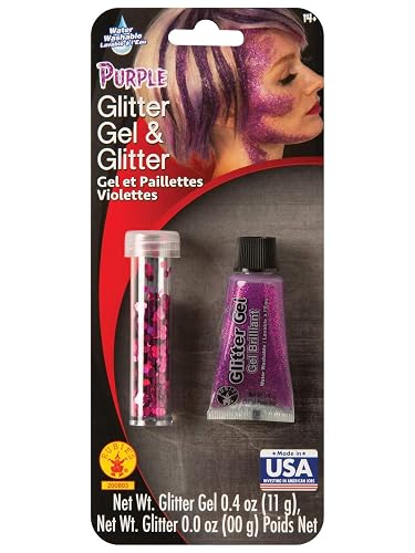 Rubies Chunky Purple Loose and Gel Glitter Makeup Set .4 Ounces Beauty & Personal Care Rubies