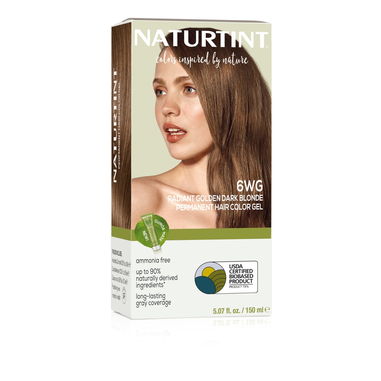 Naturtint 6WG Radiant Golden Dark Blonde Permanent Hair Color (Pack of 1), Ammonia Free, Vegan, Cruelty Free, up to 100% Gray Coverage, Long Lasting Beauty & Personal Care Naturtint