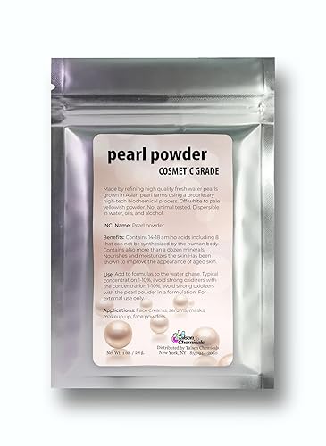 Talsen Chemicals Pure Pearl Powder DIY Cosmetic Grade Pearl Powder For Face, Making Face Mask, Cream And Lotion (1 Ounce / 28 gram) Beauty & Personal Care Talsen Chemicals