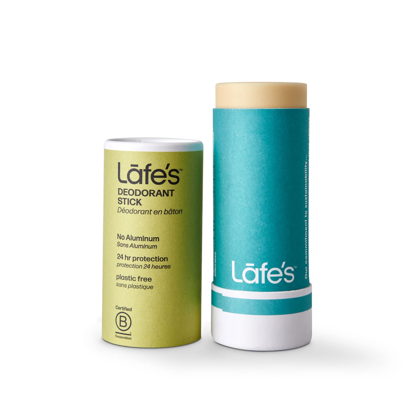 Lafe's Natural Deodorant - 2.25oz Plastic Free Natural Deodorant Stick in Paper Packaging - Aluminum, Paraben and Baking Soda Free with 24-Hour Beauty and Personal Care Lafe's
