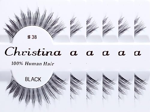 6packs Eyelashes - 38 by Christina Beauty & Personal Care Christina