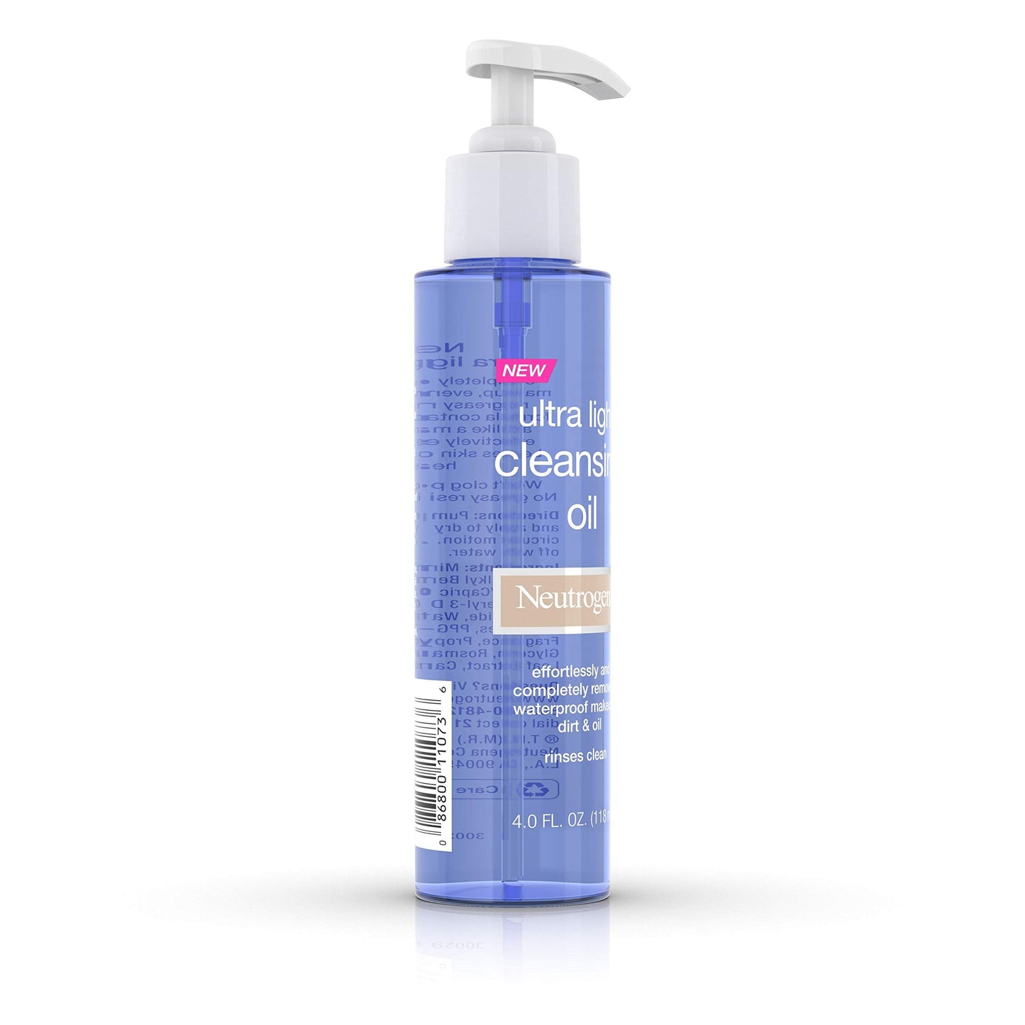 Neutrogena Ultra Light Facial Cleansing Oil & Makeup Remover, Non-Comedogenic Face Oil Cleanser to Remove Dirt, Oil, Makeup & Waterproof Mascara, 4 Beauty & Personal Care Neutrogena