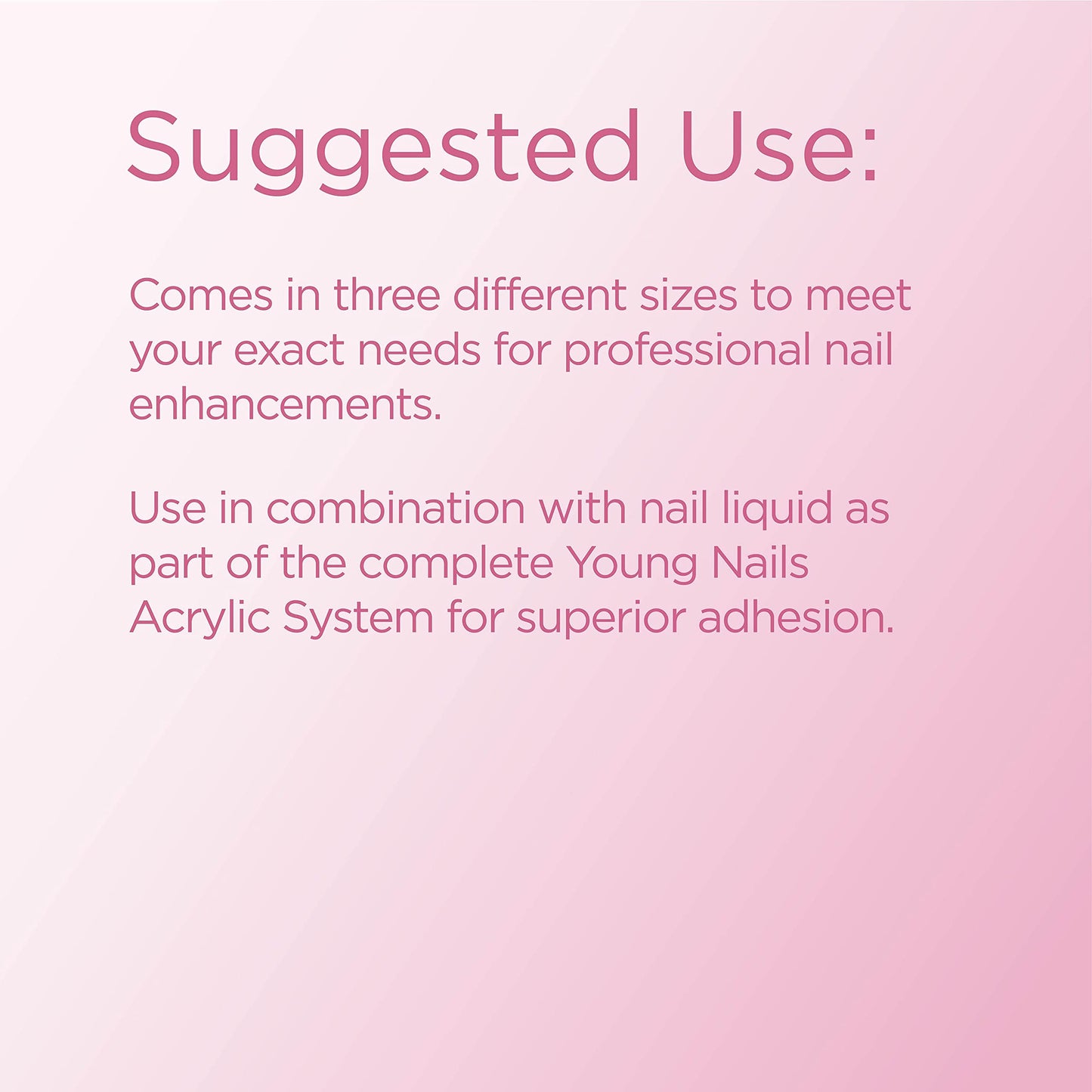 Young Nails Acrylic Core Powder - Self-Leveling Acrylic Nail Powder, Clear Nude Pink White Acrylic Powder for Nail Extenstion, Professional Grade Beauty & Personal Care Young Nails