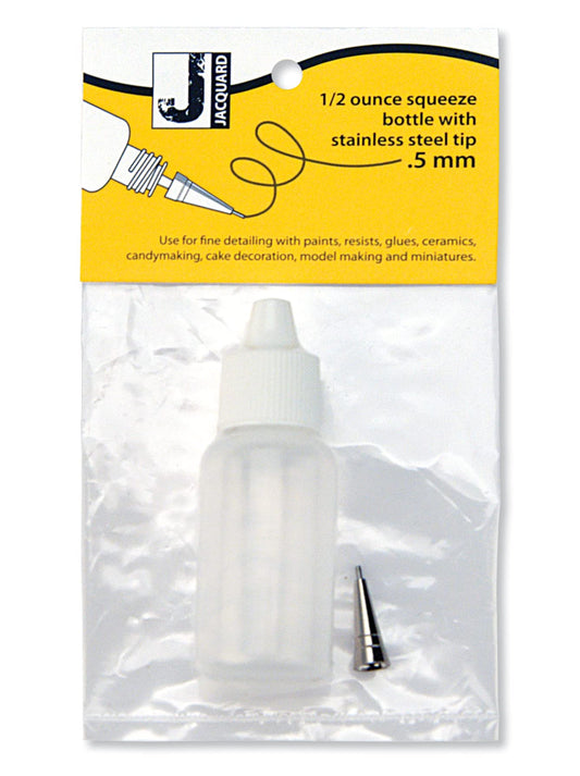 Jacquard Small Applicator Bottle, 1/2 fl. oz., Metal Tip, .5mm Beauty & Personal Care Jacquard