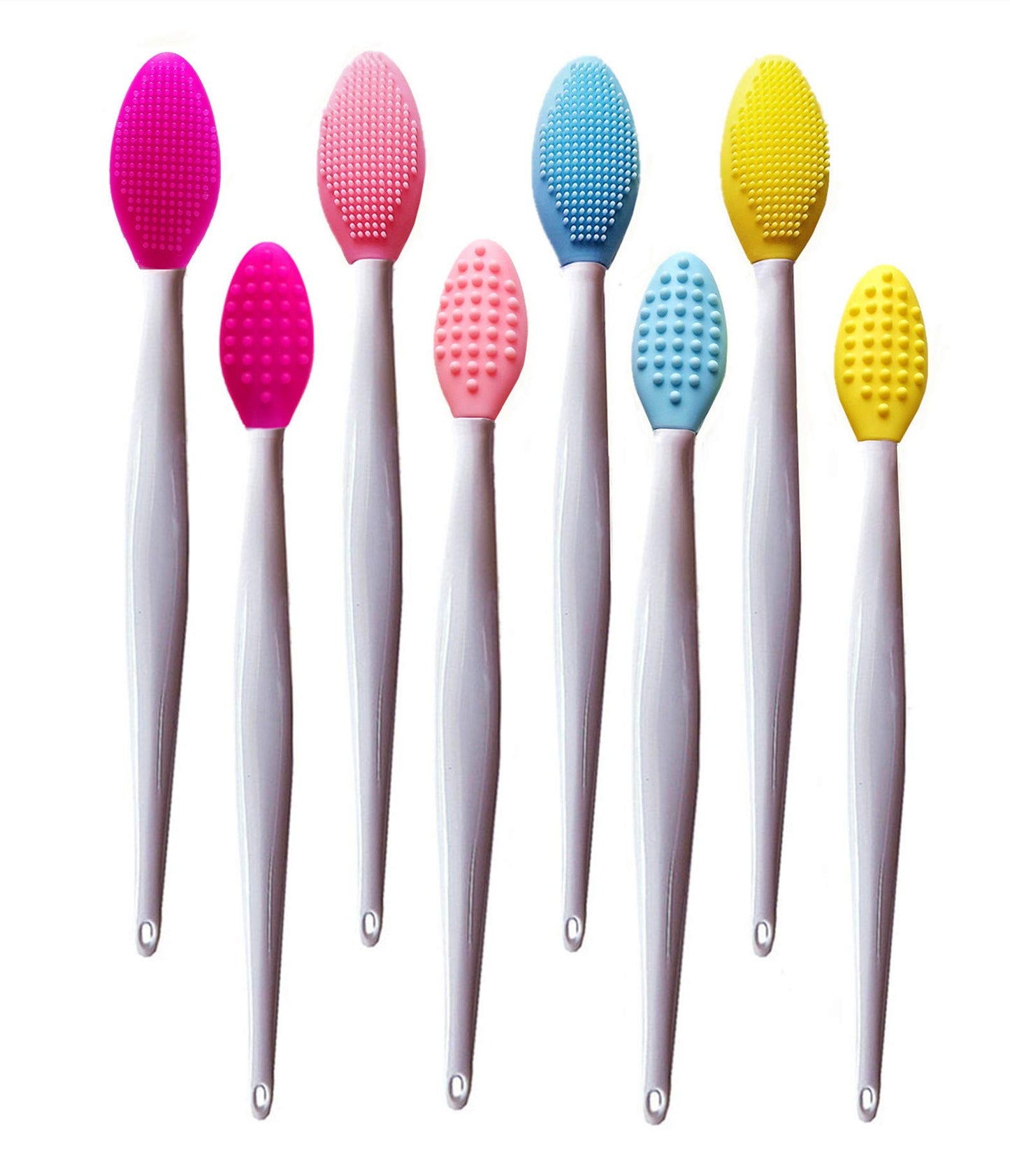 Lip Scrub Brush,Lip Scrubber Exfoliator,Double-Sided Silicone Lip Exfoliating Tool for Men Women Lip Lightening,Lip Exfoliator Scrubber Tool for Dark Beauty & Personal Care New prominent