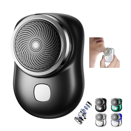 Mini Shaver Portable Electric Shaver, 2023 New Pocket Portable Electric Shave, Magic USB Mini Shaver Electric Razor For Men, Rechargeable Travel Beauty and Personal Care GYLCTOM