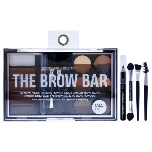 Uncommon Cosmetics The Brow Bar - All-in-One Kit with Variety of Ultra-Pigmented Shades - Eyebrow Gel, Brow Wax and 16 Brow Powders - 21 Pc Gift Set Beauty & Personal Care Uncommon Cosmetics