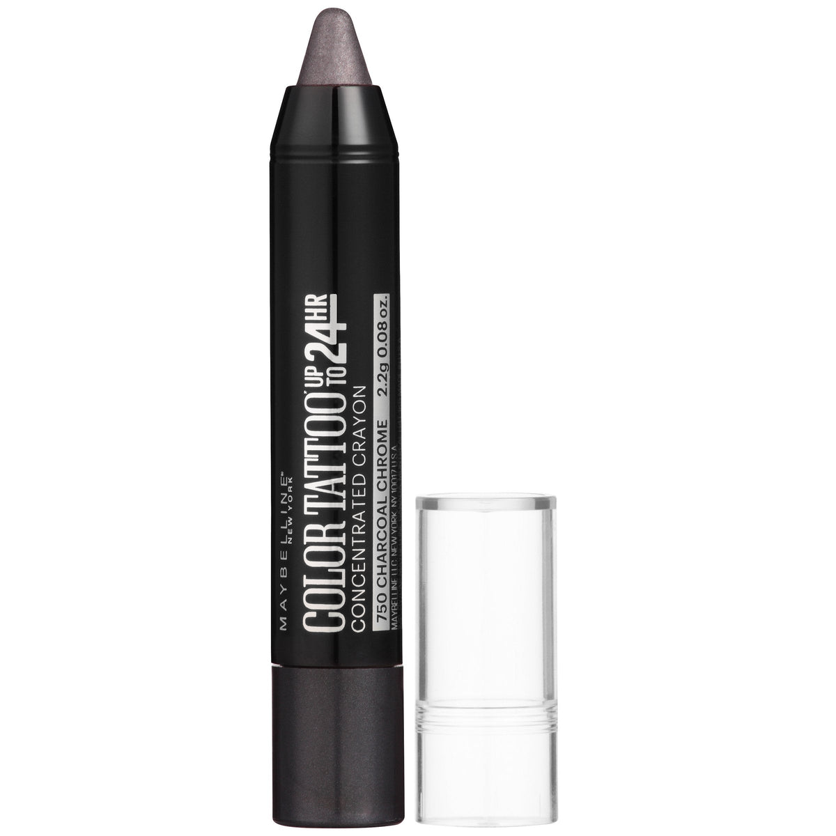 Maybelline Eyestudio ColorTattoo Concentrated Crayon,750 Charcoal Chrome, 0.08 oz. Beauty & Personal Care MAYBELLINE