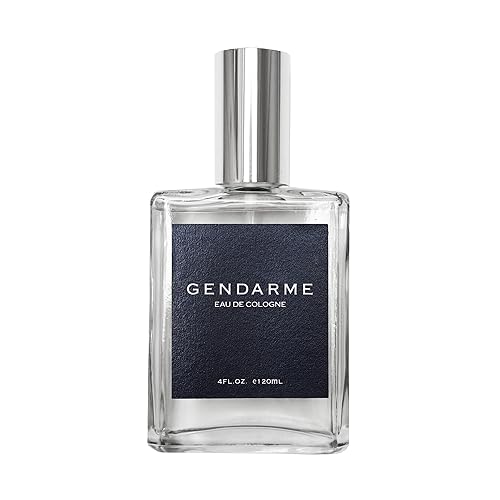 Gendarme Eau De Cologne Spray for Men, 4oz. - Clean and Fresh Unisex Fragrance Beauty & Personal Care Gendarme