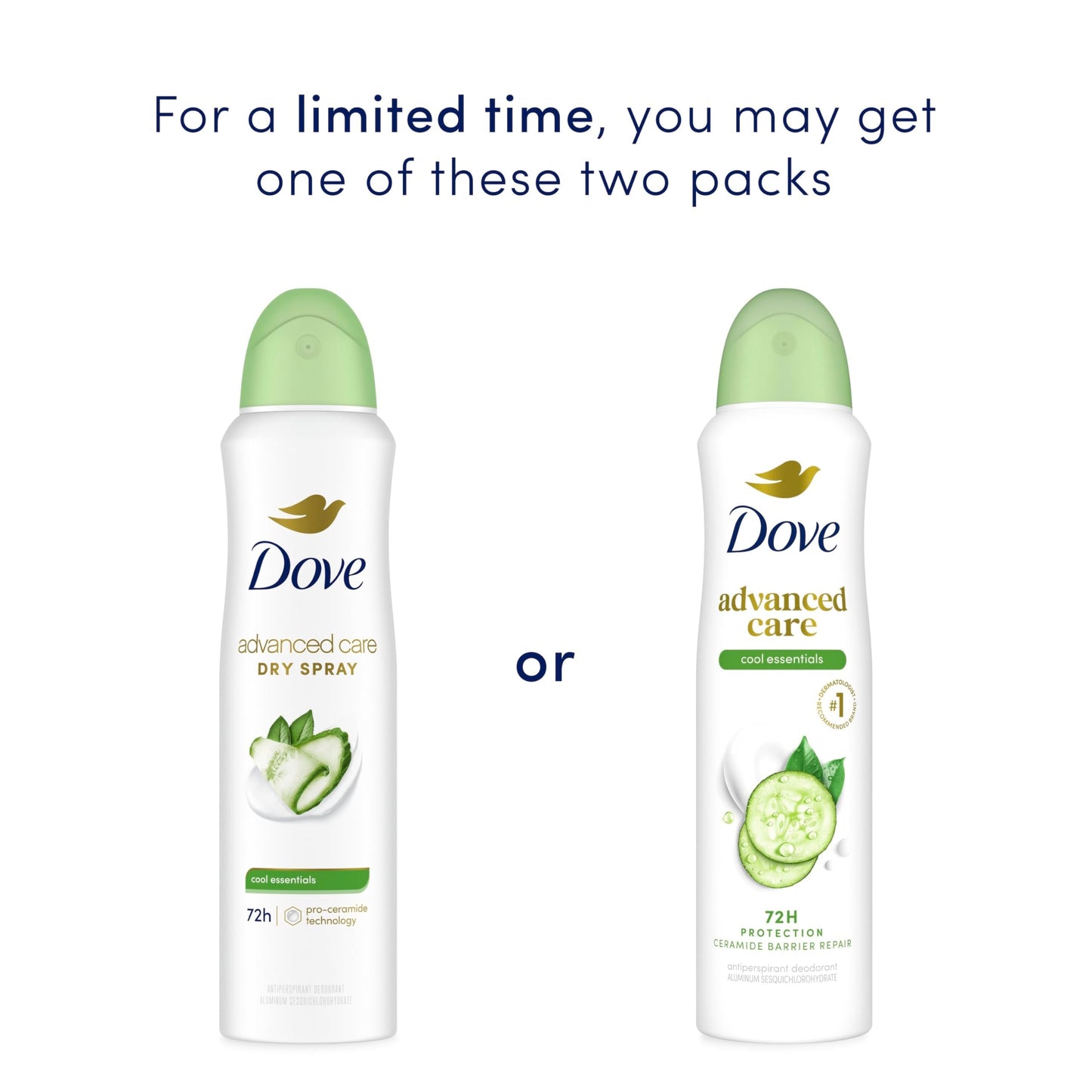 Dove Advanced Care Antiperspirant Deodorant Dry Spray Cool Essentials for helping your skin barrier repair after shaving With Pro Ceramide Technology Beauty and Personal Care Dove