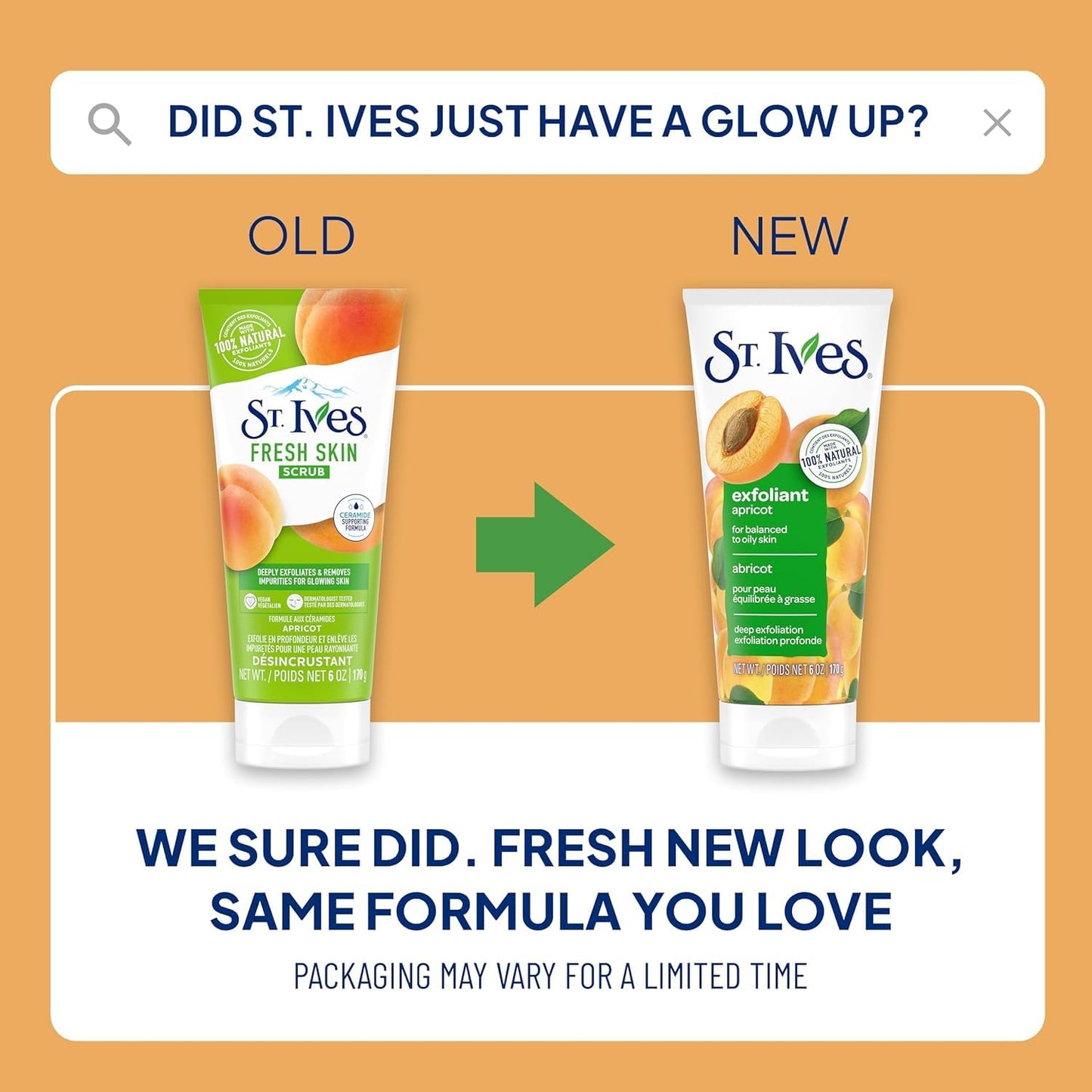 St. Ives Fresh Skin Apricot Scrub 6 oz 170g, 1 Pack Beauty & Personal Care St. Ives