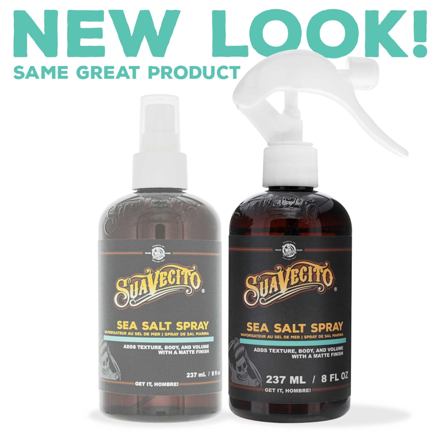 Suavecito Sea Salt Spray - Natural Hair Volume and Texture with Light Flexible Hold for Men, Alcohol & Paraben-Free, 8 oz Beauty & Personal Care Suavecito