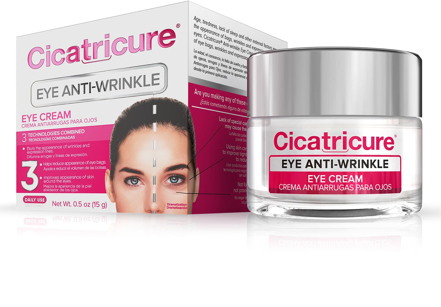 Cicatricure Blur & Filler Anti-Wrinkle Eye Treatment: Advanced Formula for Fine Lines, Under-Eye Bags & Skin Rejuvenation, Hydrating Eye Cream Beauty & Personal Care Cicatricure